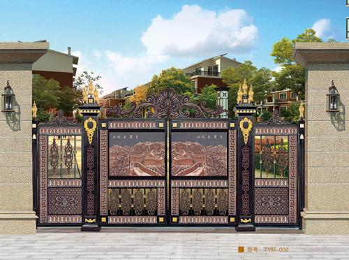 鋁藝庭院門(mén)案例5