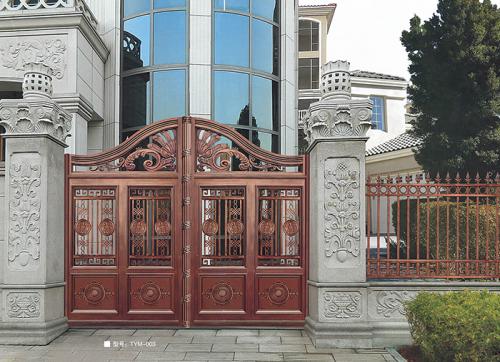 鋁藝庭院門(mén)案例6